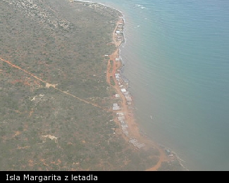 Isla Margarita z letadla